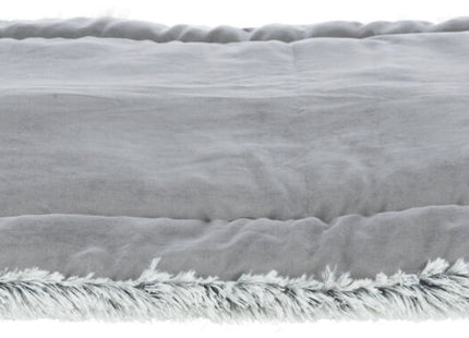 Trixie Liegematte Harvey - weich, weiss-schwarz-grau, 75x55cm