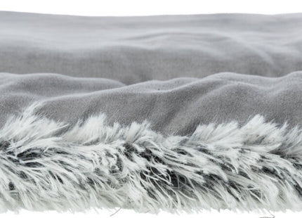 Trixie Liegematte Harvey - weich, weiss-schwarz-grau, 75x55cm