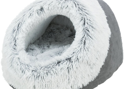 Trixie Höhle Harvey – Kuschelhöhle grau/weiss-schwarz