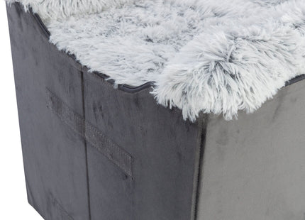 Trixie Höhle Harvey - Haustierhöhle Grau/Weiss/Schwarz