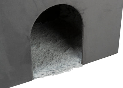 Trixie Höhle Harvey - Haustierhöhle Grau/Weiss/Schwarz
