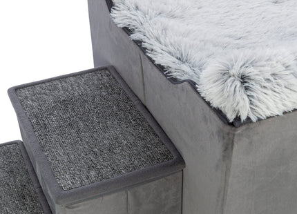 Trixie Höhle Harvey - Haustierhöhle Grau/Weiss/Schwarz