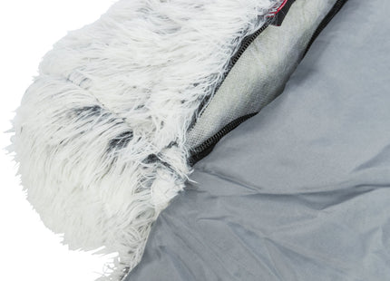 Trixie Polster-Schondecke Harvey - Hundedecke weiss-schwarz 80x130cm