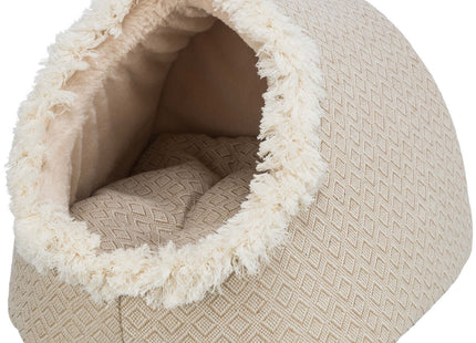 Trixie Höhle Boho - Kuschelhöhle beige 35x26x41cm