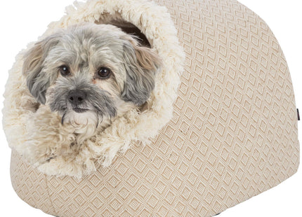 Trixie Höhle Boho - Kuschelhöhle beige 35x26x41cm