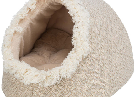 Trixie Höhle Boho - Kuschelhöhle beige 35x26x41cm