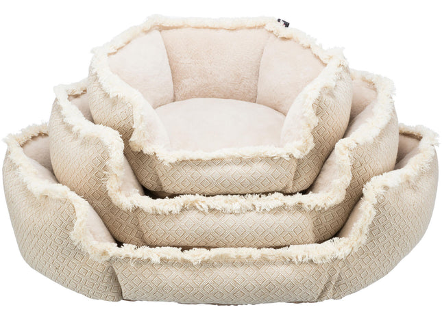 Trixie Bett Boho - sechseckig, beige, 50×50cm