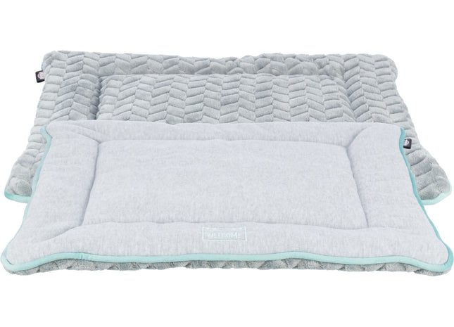 Trixie Junior Liegematte – eckig, hellgrau/mint