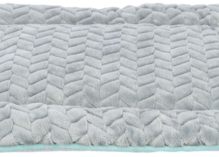 Trixie Junior Liegematte – eckig, hellgrau/mint