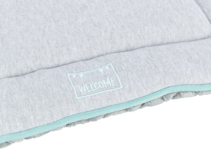 Trixie Junior Liegematte – eckig, hellgrau/mint