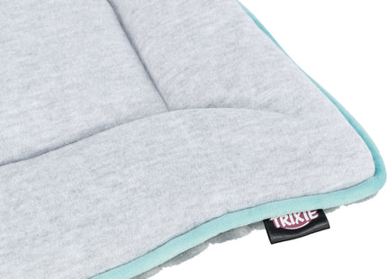 Trixie Junior Liegematte – eckig, hellgrau/mint