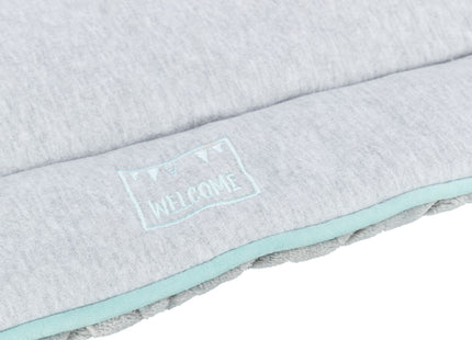 Trixie Junior Liegematte – eckig, hellgrau/mint