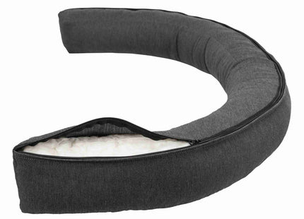 Trixie Vital Sofa Bendson - Hundesofa, dunkelgrau/hellgrau oval