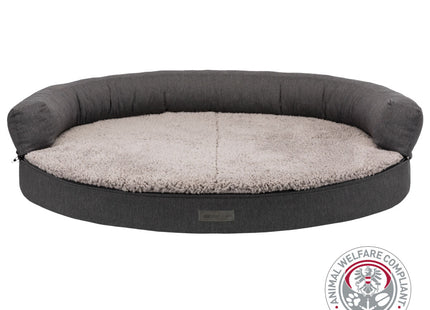 Trixie Vital Sofa Bendson, dunkelgrau/hellgrau, oval
