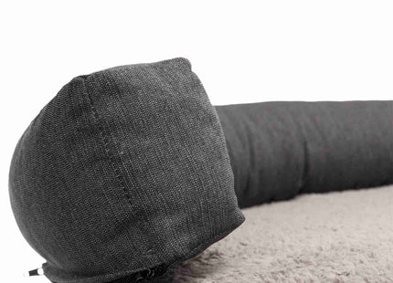 Trixie Vital Sofa Bendson - Hundesofa, dunkelgrau/hellgrau oval