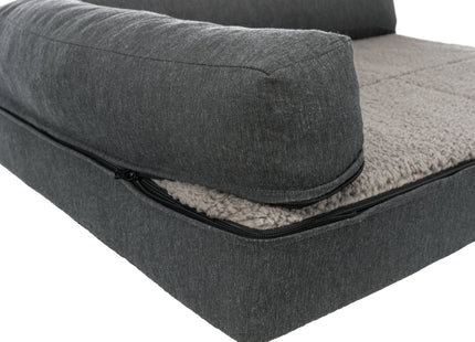 Trixie Vital Sofa Bendson, eckig, dunkelgrau/hellgrau