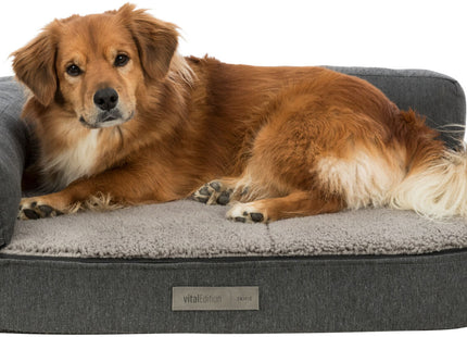 Trixie Vital Sofa Bendson, eckig, dunkelgrau/hellgrau