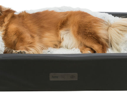 Trixie Vital Bett Remo, eckig, Kunstleder, schwarz
