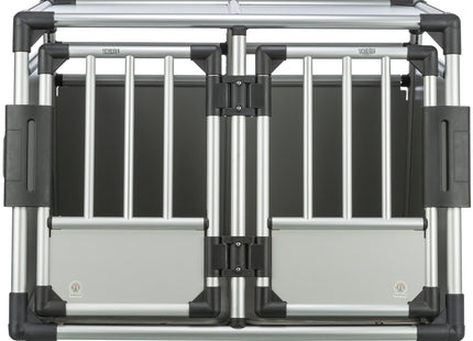Trixie Doppel-Transportkäfig - Aluminium, 95x64x88 cm