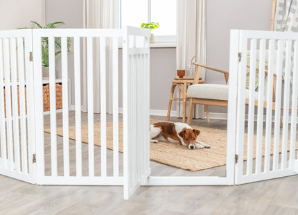 Trixie Hunde-Absperrgitter 4-teilig mit Tür