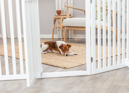 Trixie Hunde-Absperrgitter 4-teilig mit Tür