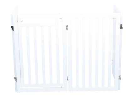 Trixie Hunde-Absperrgitter 4-teilig mit Tür