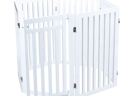 Trixie Hunde-Absperrgitter 4-teilig mit Tür