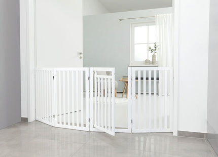 Trixie Hunde-Absperrgitter 4-teilig mit Tür