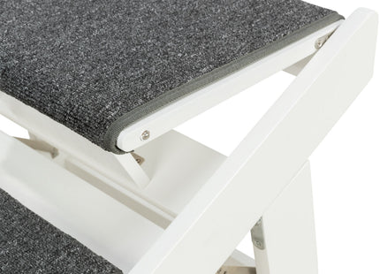 Trixie Rampe - ausklappbare Stufen, MDF, weiss