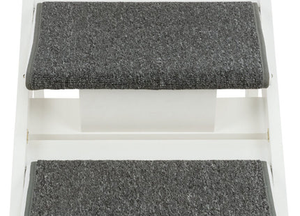 Trixie Rampe - ausklappbare Stufen, MDF, weiss