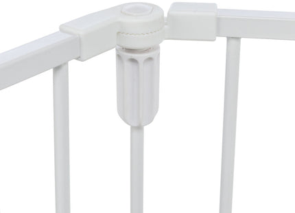 Trixie Absperrgitter - Metall, 5 Elemente, mit Tür