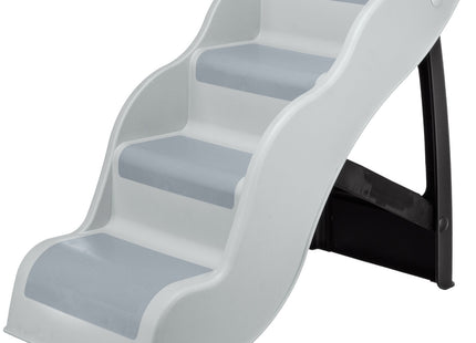 Trixie Treppe - Kunststoff, hellgrau, 34x39x54 cm