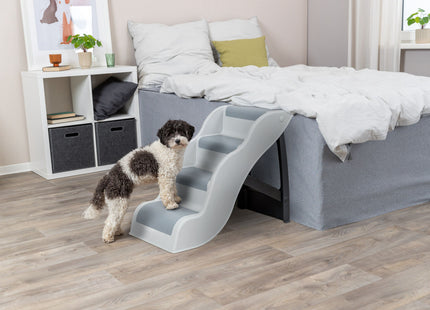 Trixie Treppe, Kunststoff, hellgrau