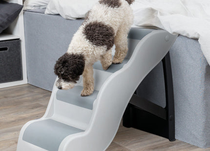 Trixie Treppe, Kunststoff, hellgrau