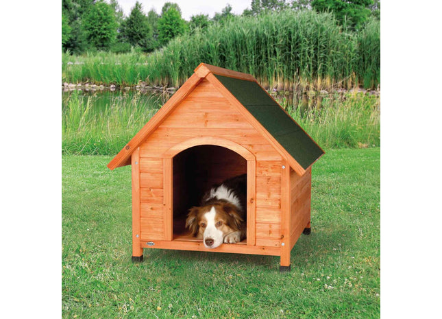 Trixie Natura Hundehütte - braun, mittelgross