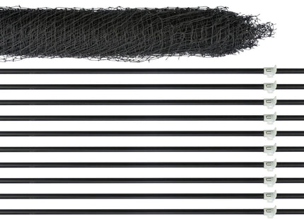 Trixie mobiler Hundezaun - 15 m, schwarz