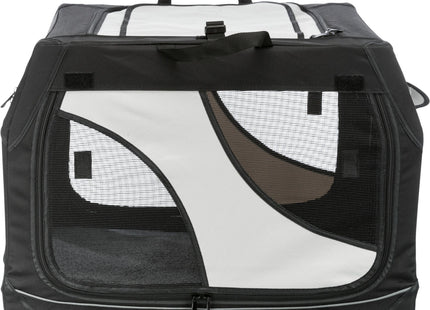 Trixie Transportbox Vario – faltbare, graue Transportbox