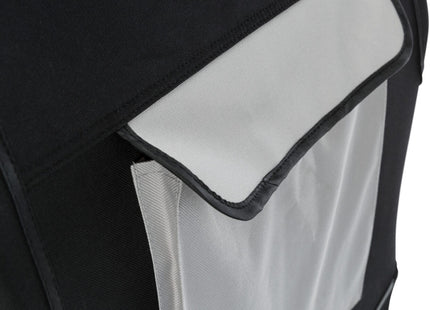 Trixie Transportbox Vario – faltbare, graue Transportbox