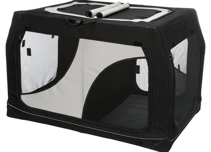 Trixie Transportbox Vario Double – doppelte Hundebox grau