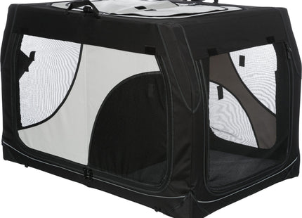 Trixie Transportbox Vario Double – doppelte Hundebox grau