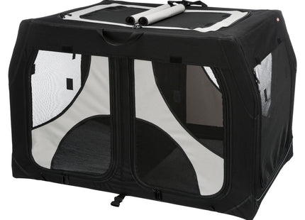 Trixie Transportbox Vario Double – doppelte Hundebox grau