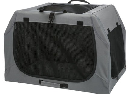 Trixie Soft Kennel Easy - faltbare Transportbox grau