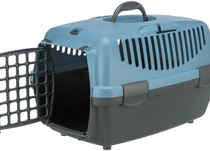 Trixie Transportbox Capri dunkelgrau/pastellblau