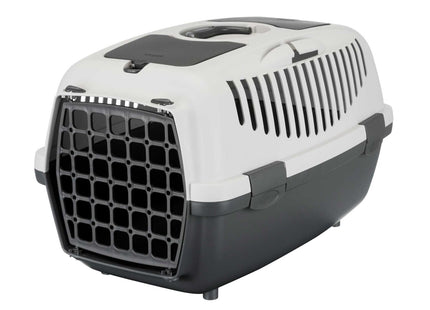 Trixie Transportbox Capri - Plastikbox dunkelgrau/hellgrau XS