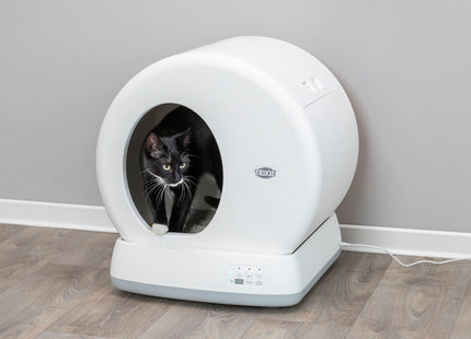 Trixie Katzentoilette – selbstreinigend, Kunststoff, weiss