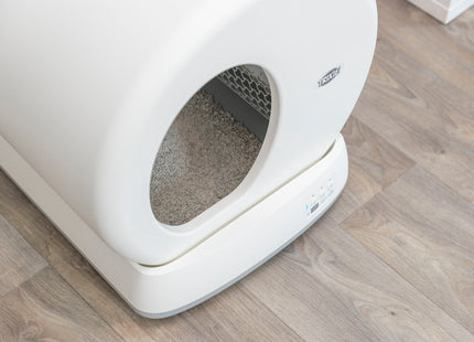 Trixie Katzentoilette – selbstreinigend, Kunststoff, weiss