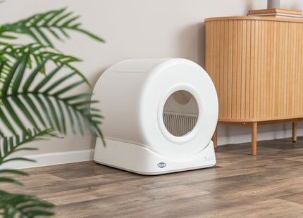 Trixie Smarte Katzentoilette, Kunststoff, weiss