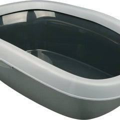 Trixie Katzentoilette Carlo - grau/hellgrau, 31×14×43cm