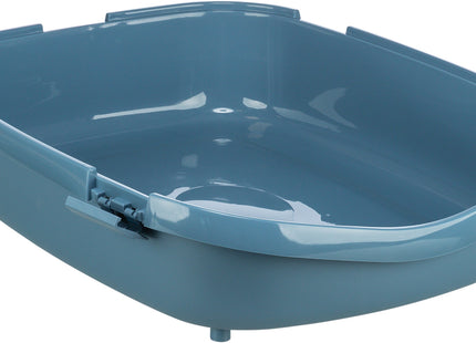 Trixie Katzentoilette Primo XXL - blau/weiss, mit Haube