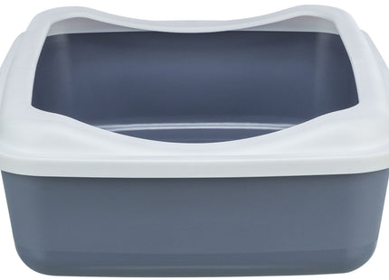 Trixie Katzentoilette Classic mit Rand lila/weiss